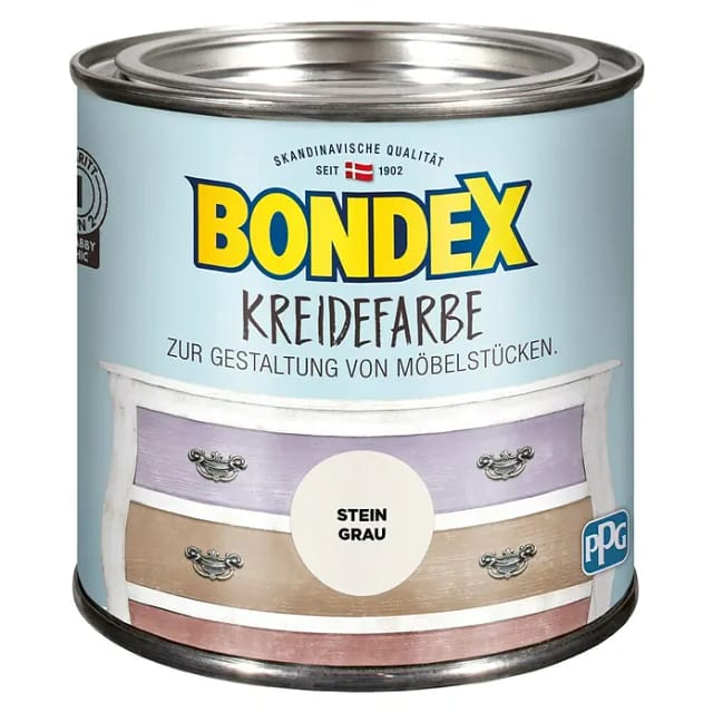 Bondex Kreidefarbe Steingrau 500 ml