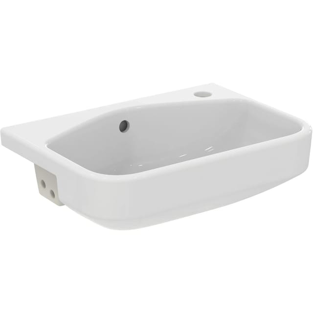 Ideal Standard Halbeinbauwaschtisch i.life S 50 cm Weiß