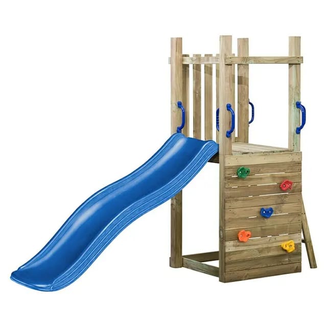 SwingKing Spielturm Irma Blau 70 cm x 160 cm x 175 cm
