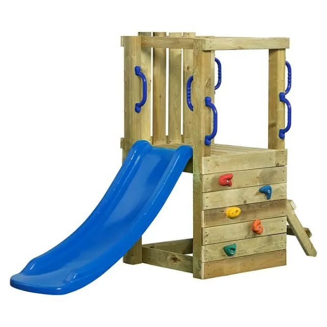 SwingKing Spielturm Irma Small Blau 66 cm x 190 cm x 125 cm