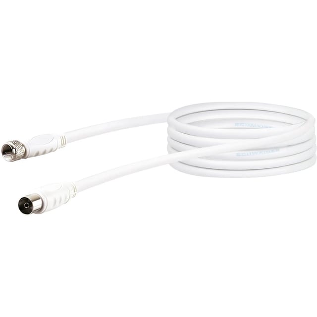 Schwaiger SAT-Anschlusskabel F-Stecker auf IEC-Buchse 3 m
