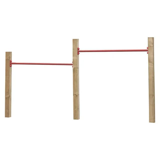 SwingKing Doppel-Reckstange 280 cm x 9 cm x 240 cm