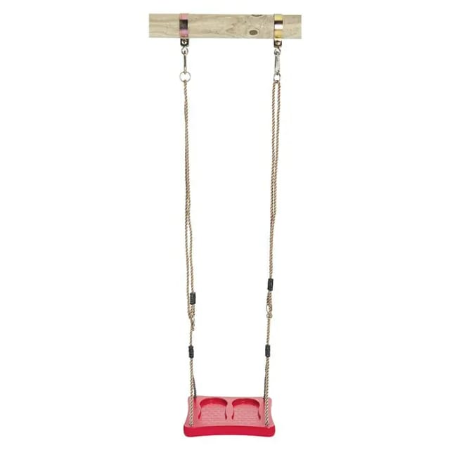 SwingKing Schaukelbrett Fußschaukel Rot 36 cm x 36 cm x 8 cm