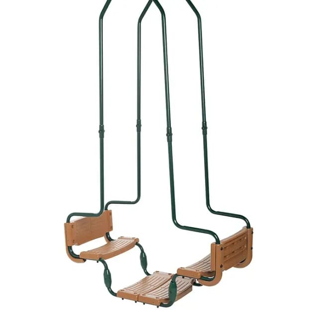 SwingKing Doppel-Schaukelsitz Gondel für Quadratholz