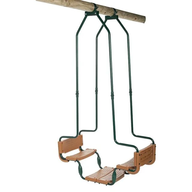 SwingKing Doppel-Schaukelsitz Gondel für Rundholz