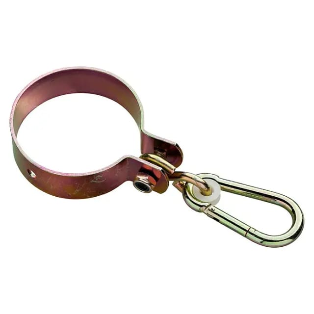 SwingKing Schaukelhaken Ø 10 cm mit Karabiner für Rundholz Gelb