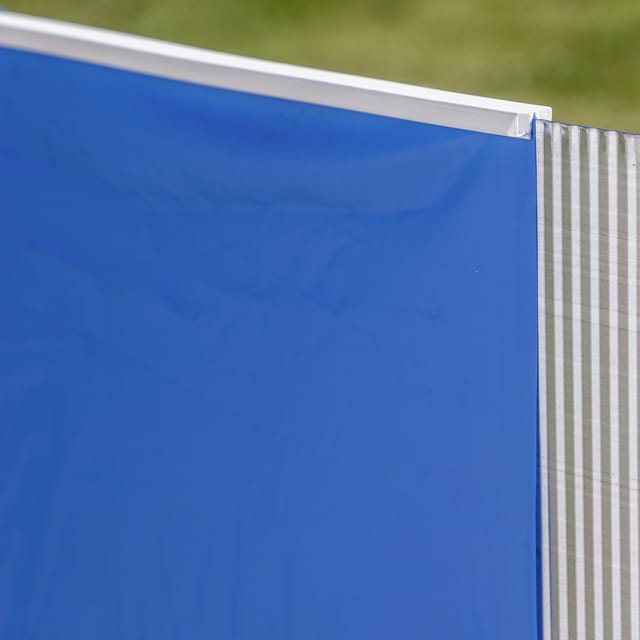 Gre Pool Bora Bora Oval 610 cm x 375 cm x 120 cm Weiß