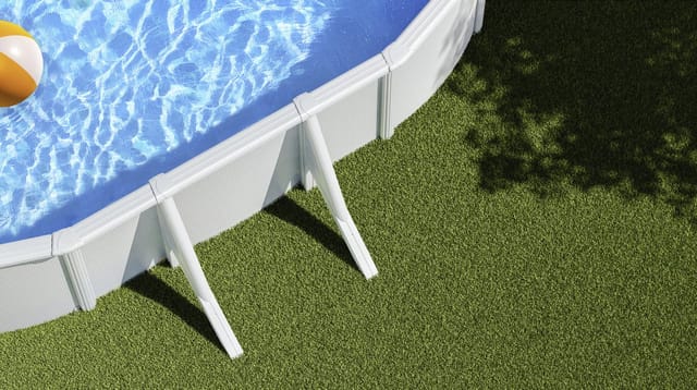 Gre Pool Bora Bora Oval 500 cm x 300 cm x 120 cm Weiß