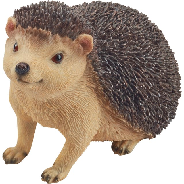 Deko-Figur Igel 11 cm x 17 cm x 13 cm Braun