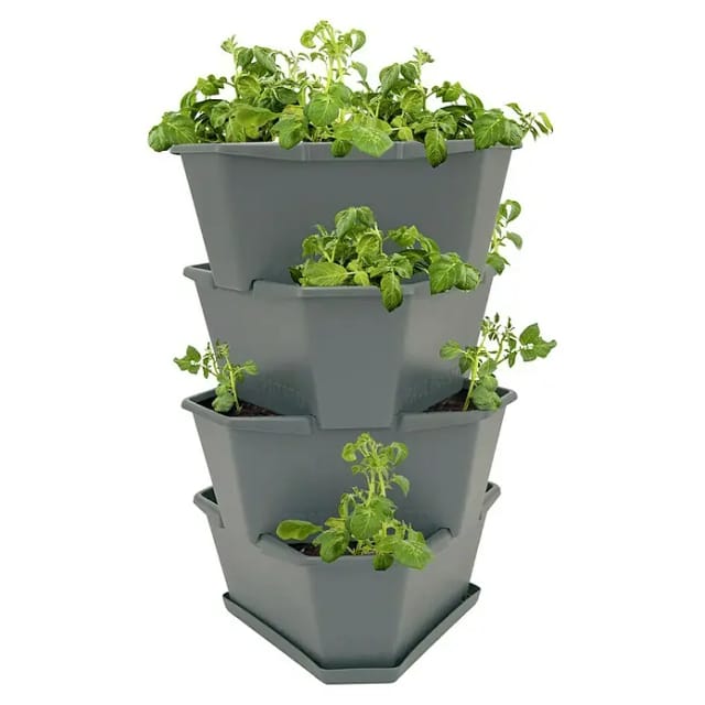 Gusta Garden Anzuchtsgefäß Paul Potato 56 L anthrazit