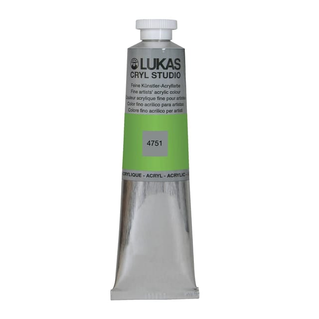 Lukas Cryl Studio Premium-Acrylfarbe 75 ml Chromgrün hell