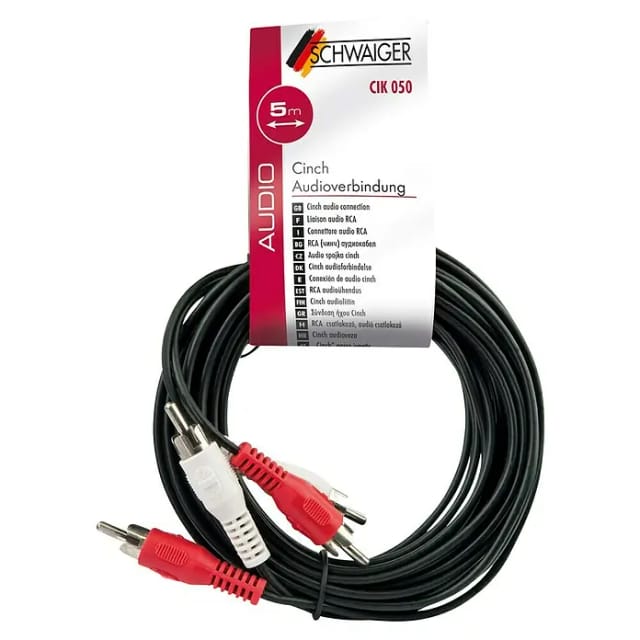 Audioverbindung Stereo Cinch-Stecker 5 m CIK050 053