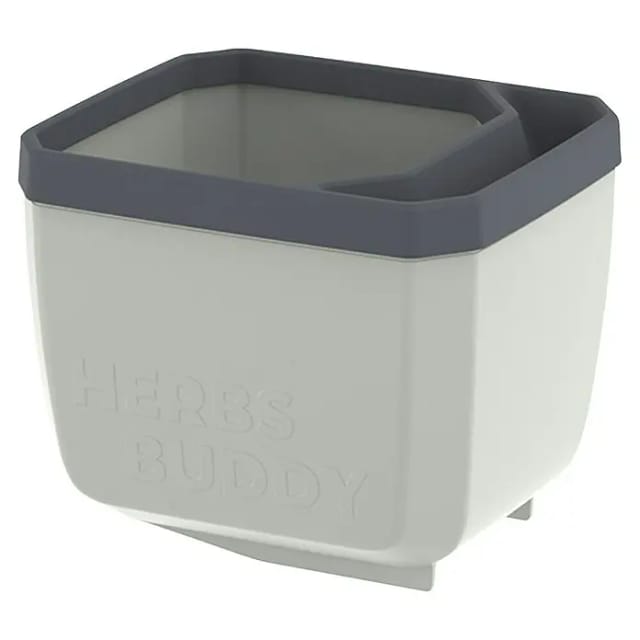 Gusta Garden Anzuchtgefäß Herbs Buddy 16,3 x 14,5 x 14,9 cm Grau