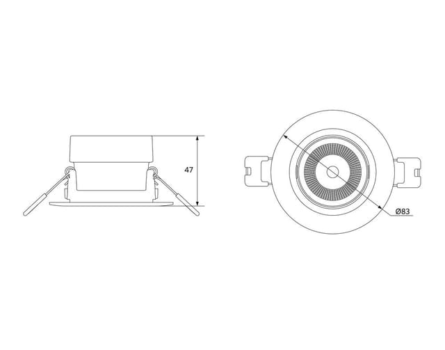 Opple Lighting LED-Spot 4000K alu LEDSpot#541003411000
