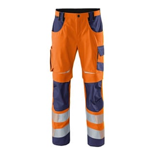 Kübler Hose REFLECTIQ PSA 2 warnorange/dunkelblau Form 2207 Größe 60