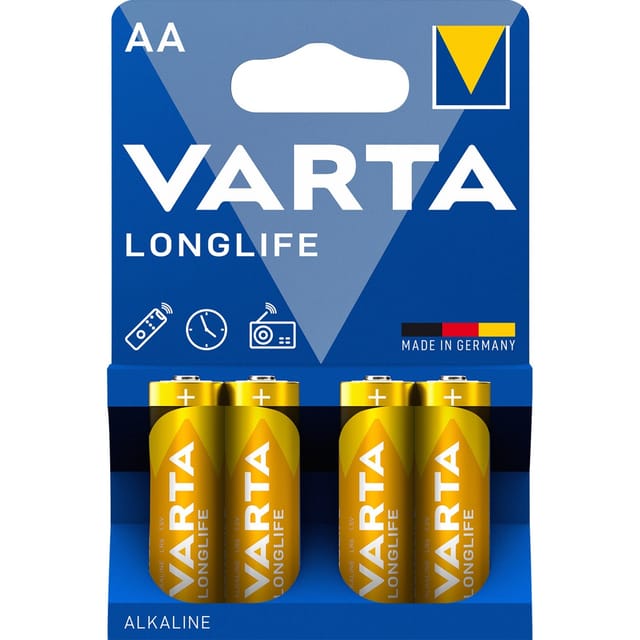 Varta Cons.Varta Batterie Longlife AA Mignon, LR6, Al-Mn 4106 Fol.4