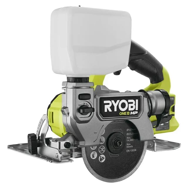 Ryobi Akku-Fliesenschneider 'ONE+ HP RTS18C-0' Ø 125 mm ohne Akku und Ladegerät