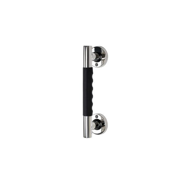 Ridder Badewannen-Haltegriff 'Ken' chromfarben schwarz 30 cm bis 110 kg