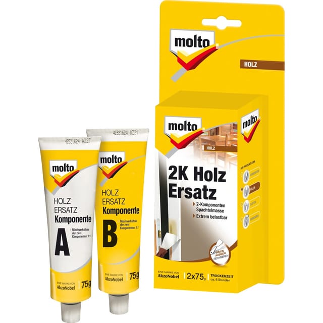 Molto Spachtelmasse Holzersatz '2K' 150 g
