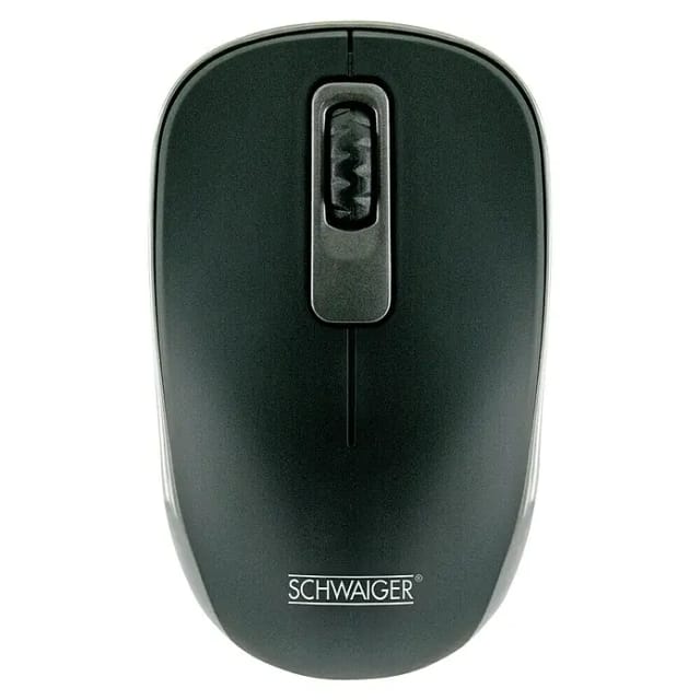 Schwaiger PC-Funkmaus schwarz mit USB-Empfänger