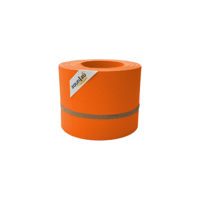 zaun zu® Sichtschutzstreifen PP Sichtschutzstreifen Doppelstabzaun Orange,10x 2,55m