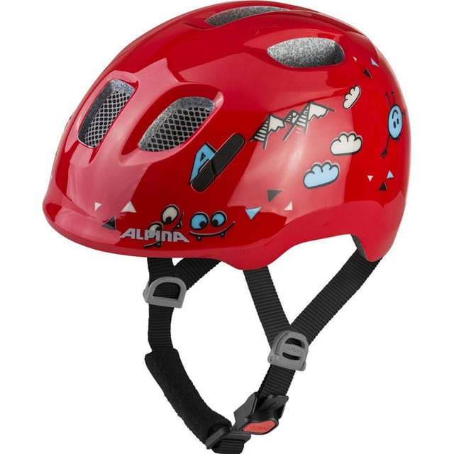 Alpina Kinder-Helm Ximo 2, red smile gloss