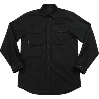 Berufshemd Greenwood 12004-530, schwarz, Größe 43/44