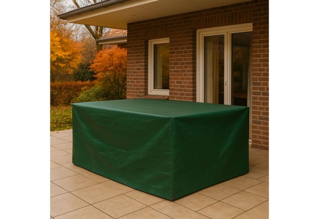 osoltus Gartenmöbel-Schutzhülle HP Schutzhaube Sitzgruppe Gartentisch Polyethylen Gewebe Grün 250 x