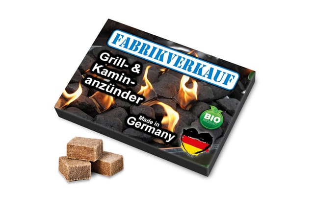 Fabrikverkauf Grillanzünder Anzündwürfel 24 x 32 Stück - Kaminanzünder, Grillanzünder, (24-St)