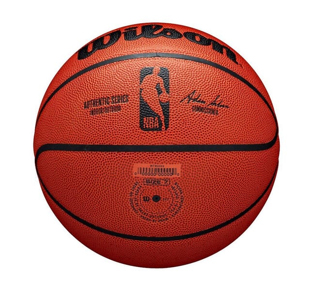 Wilson Basketball Basketball NBA Authentic Indoor/Outdoor, Für Schulen, Vereine und Freizeitzentren für in- und outdoor