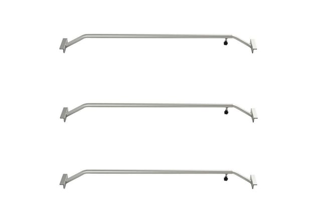 TRUTZHOLM Autoplane 3x Alu-Bügel XL verstellbar 1300 - 2100mm für Anhänger Flach-Planen (Set)