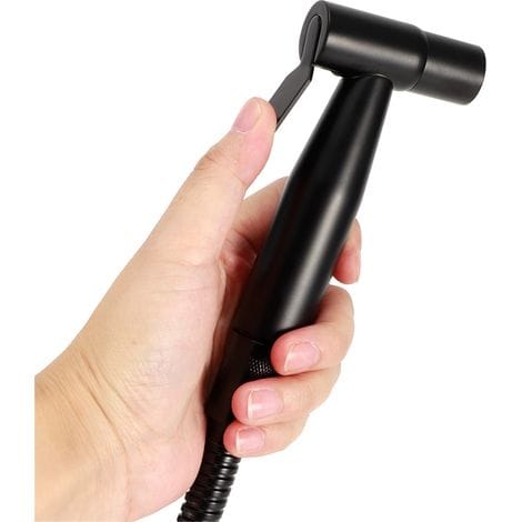 Bidet-sprühset Für Die Toilette Aus Edelstahl Mit G1/2-anschluss, Schwarzes Modell (stil A)
