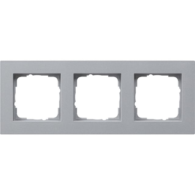 Gira Rahmen 3f Alu E2 Kst F.up-installation Flachbündig Thermopl 213255