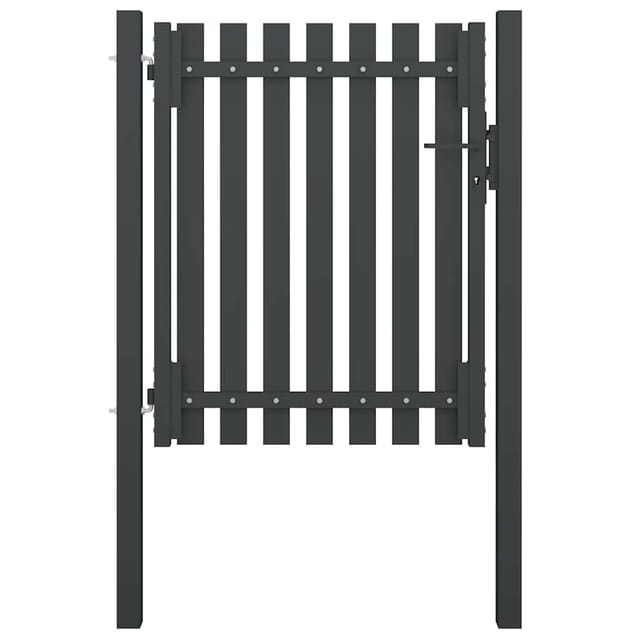 Gartentor Aus Stahl 100 X 100 Cm Anthrazit
