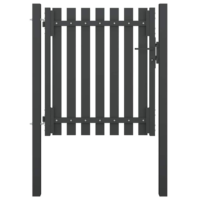 Gartentor Aus Stahl 100 X 75 Cm Anthrazit