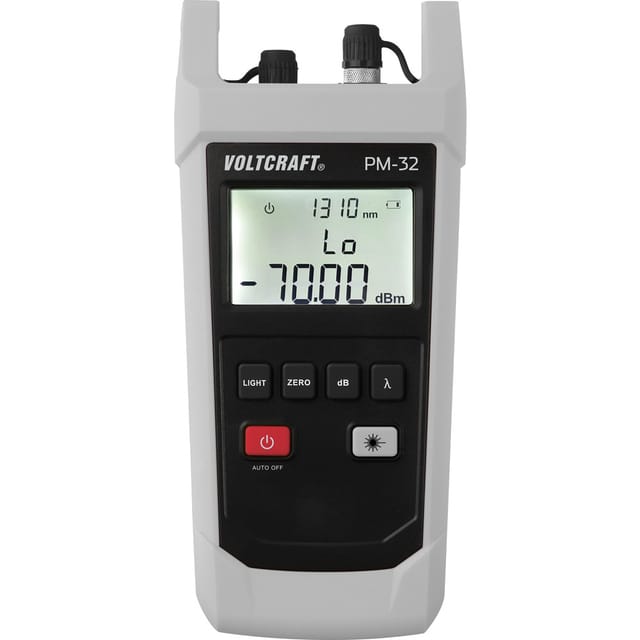 Glasfaserprüfgerät Vc-11499080 Voltcraft Pm-32