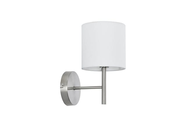 Wandleuchte Winsford Silberfarben / Weiß [ Lux.pro