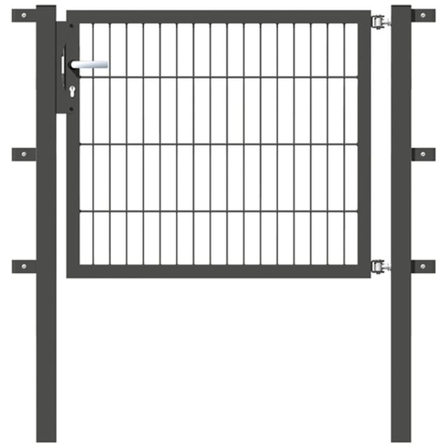 Gust. Alberts GmbH & Co. KG Einzeltor »Flexo«, BxH: 124 x 800 cm, feuerverzinkter Stahl - schwarz