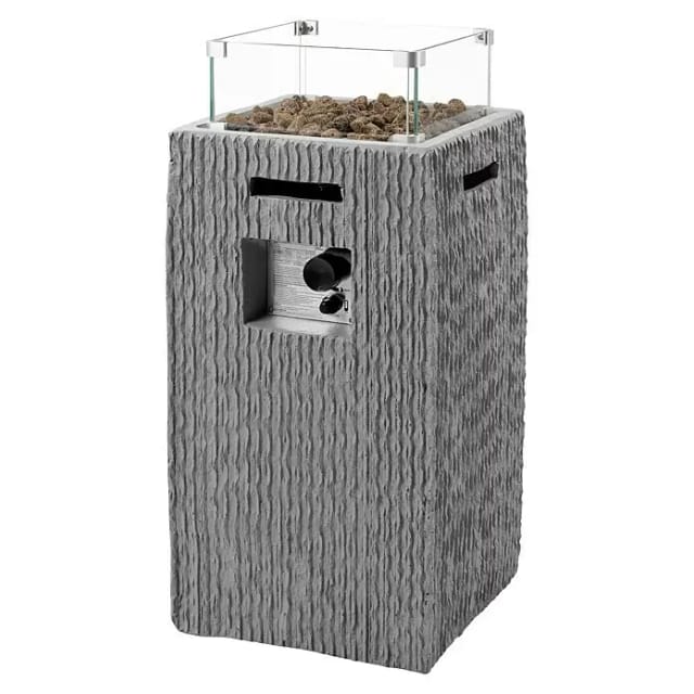 TEPRO Feuerstelle »Brighton«, Gas, Höhe: 90 cm, grau
