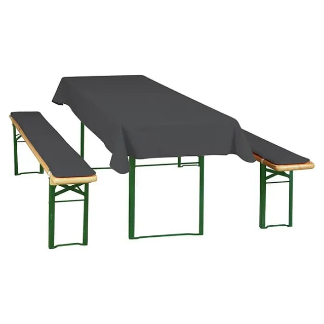 DOPPLER Bankauflage, 2-Sitzer, BxL: 25 x 220 cm - grau