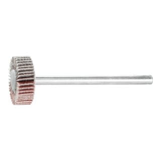 PFERD TOOLS Korund Fächerschleifer F Ø 15x5 mm Schaft-Ø 3 mm A180 für Feinschliff und Finish