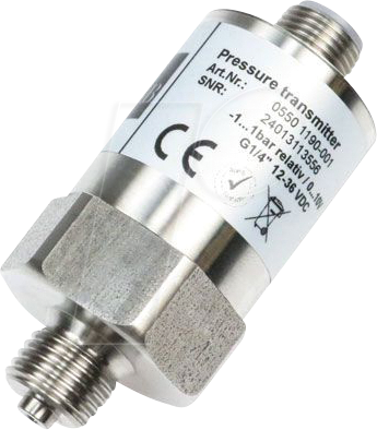 BB 0550 1180-002 - Drucktransmitter G1/2" 0-1 bar relativ 10V M12-Steckerbuchse