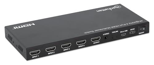 MANHATTAN 208406 - 4K 30Hz 4-Port HDMI Multiviewer Switch