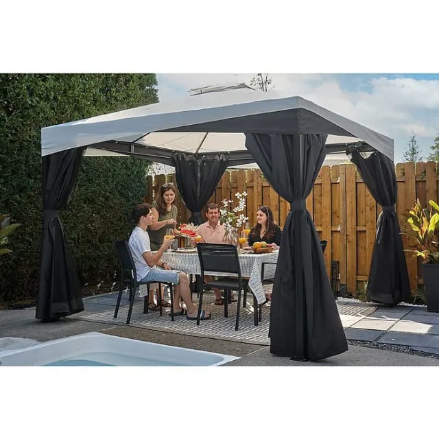 Sojag Pavillon Malta 1014 Schwarz 305x430x271cm
