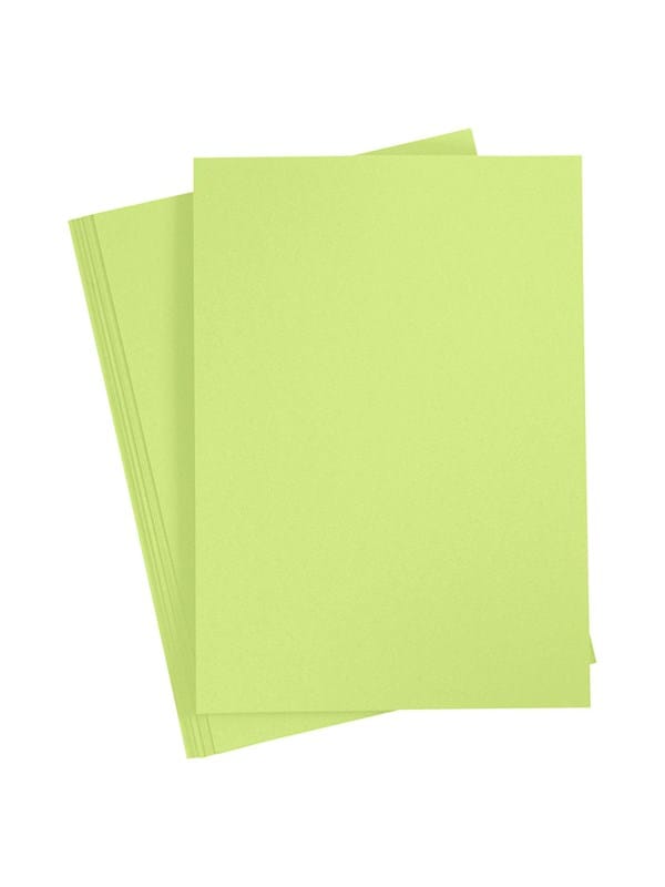 Creativ Company Colored Cardboard Lime Green A4 20 sheets