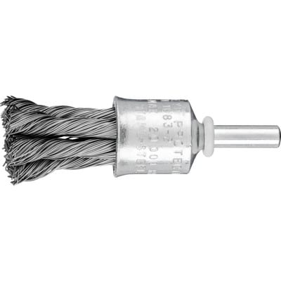 POS Pinselbürste gezopft PBG Ø 19 mm Schaft-Ø 6 mm Stahl-Draht-Ø 0,35 mm (10)