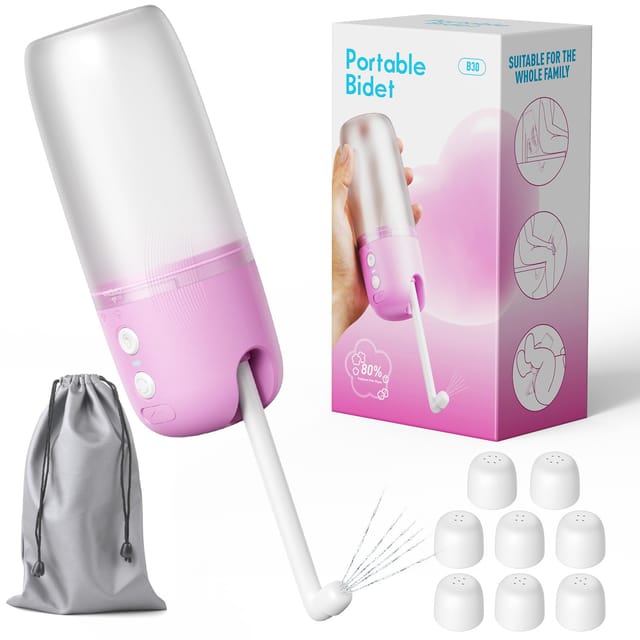 Tragbares Bidet Mit 3 Druckstufen, Elektrischer Toilettenbrause, Wiederaufladbares Mini-reisebidet Für Die Persönliche Hygiene, Babypflege Und Beruhigende Wochenbettpflege