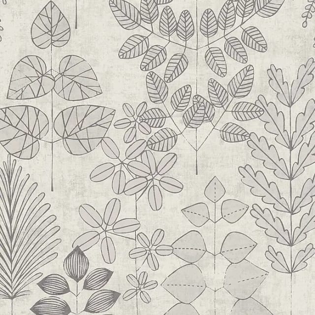 Vliestapete - Nordic Feeling - Braun Rot Blumen Floral A.s. Creation - 791471