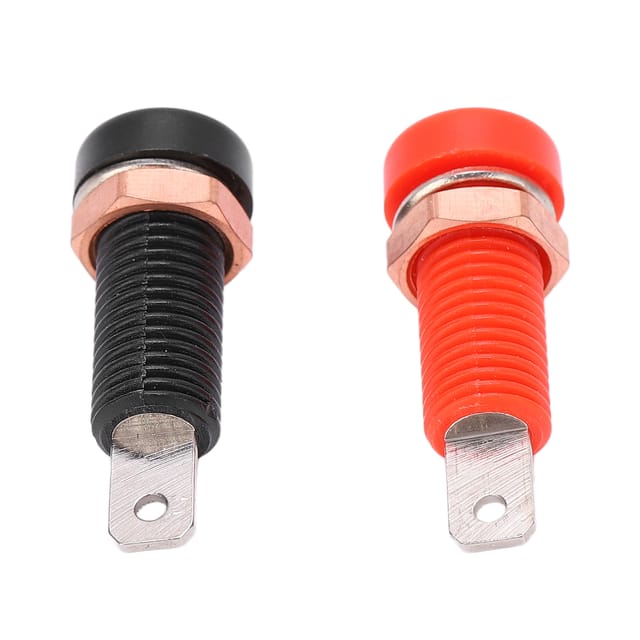 10 Stück Bananenstecker Aus Messing, 4 Mm/0,2 Zoll Widerstandsisolierung, Max. 24 A, Weibliche Stecker, 30–60 V Für Audiokabel