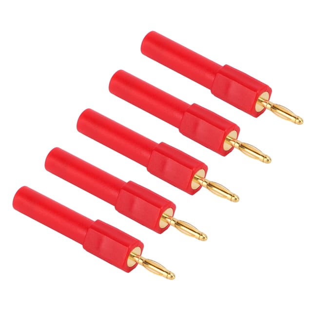 Stück Rote Bananenstecker, 2 Mm Bis 4 Mm, Hohe Leitfähigkeit, Robuste Verbindung
